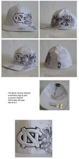 NEW North Carolina Tarheels Cap Hat flex fit Sz S  