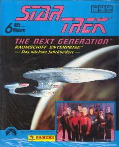 STAR TREK THE NEXT GENERATION 1987 PANINI STICKER ALBUM  