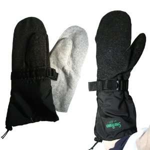  Extra Large Snow Runner Mitts Black