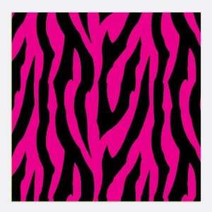  ZEBRA STRIPES PATTERN Pink and Black Craft Vinyl Decal Sheets 