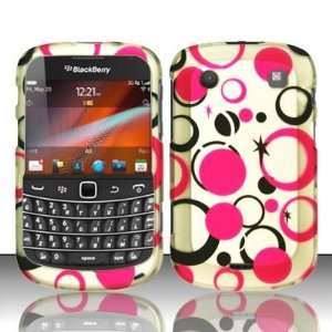 For Blackberry Bold Touch 9900 (AT&T) Rubberized Multicolored Dots 
