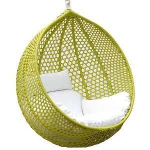 Ravelo   Vibrant Porch Swing Chair with hanging stand   PE 03GN 