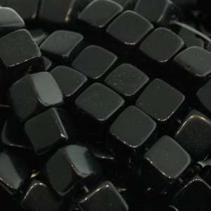 Blackstone  Cube Plain   10mm Diameter, Sold by 16 Inch Strand with 