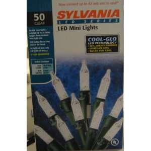  50 Clear LED Cool Glo Mini Lights