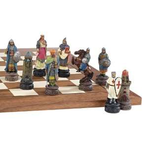  Crusaders Quest for the Holy Land Chess Complete Set 