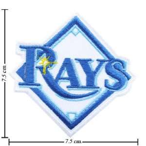  Tampa Bay Rays Logo II Emrbroidered Iron on Patches Kid Biker Band 