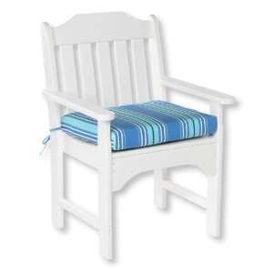  L.L.Bean All Weather Garden Chair Cushion Stripe Patio 