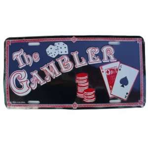The Gambler Collectible License Plate