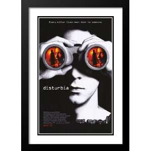  Disturbia 20x26 Framed and Double Matted Movie Poster 