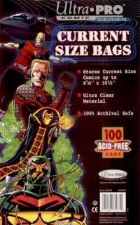 COMIC BOOK BAG ULTRA PRO CURRENT PACK OF 100 BAGS  