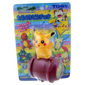 Pokemon Pocket Monsters Advanced Generation Pikachu on Barrel with 