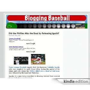  Blogging Baseball Kindle Store