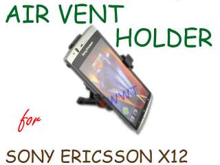   Vent Mount Holder Black for Sony Ericsson Xperia X12 Arc LT15 ZVZMA13