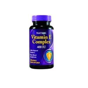  Natrol Vitamin E Complex    400 IU   100 Capsules Health 