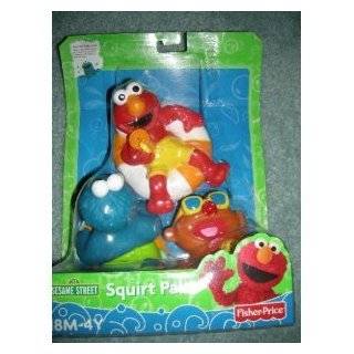  Fisher Price Sesame Street Elmo Squirt Pals Pack of 3 