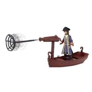  Pirates Of The Carribean Battle Pack Wave #1 Barbosa With Long Boat 