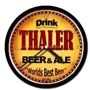  THALER beer and ale cerveza wall clock 