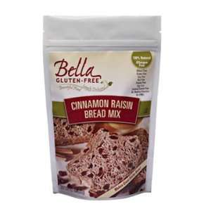Bella Gluten Free Cinnamon Raisin Bread Mix (Pack of 4)  