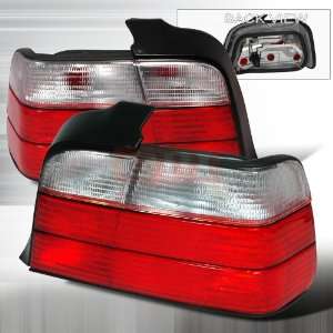  Bmw Bmw E36 4Dr 3 Series Tail Lights /Lamps   Red/Clear Performance 