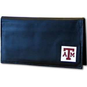  Texas A&M Aggies Executive Leather Checkbook Cover   NCAA 