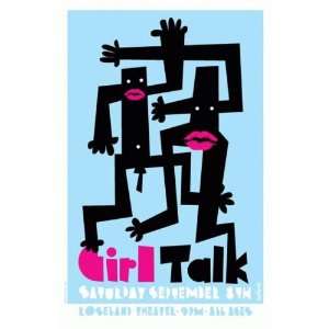  Girl Talk Portland 2007 Concert Poster STILES