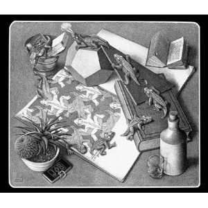   Pad Reptiles by M.C. Escher Tessellations Artist