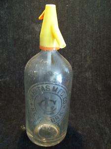Siphon Bottle SANITAS MFG CO NEW YORK Seltzer Water  