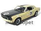 1967 Jerry Titus Ford Mustang GREENLIGHT 118 Yellow