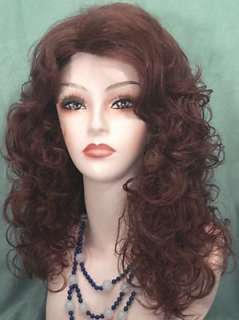 Soft Loose Curls PRETTY GIRL Wig #33 Dark Auburn  