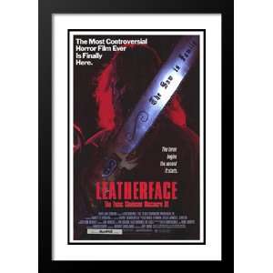  Leatherface Texas Chainsaw 32x45 Framed and Double Matted 