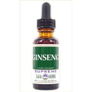  Ginseng Supreme Liquid Extracts 1 oz   Gaia Herbs Health 
