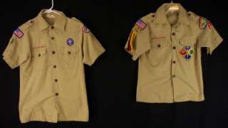 M81) Lot of 10 Damage Boy Scouts Of America Shirts  