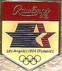 Rare Panosonic Sponsor Olympic Pin 1984 Los Angeles Olympics