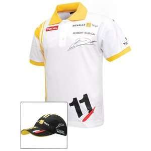  POLO CAP Formula One 1 Renault F1 Team Kubica NEW Sports 