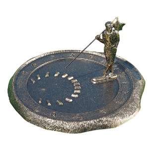  Golfer Sundial Patio, Lawn & Garden