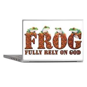  Laptop Notebook 14 Skin Cover FROG Fully Rely On God 