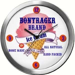 BONTRAGER 14 Inch Ice Cream Metal Clock Quartz Movement  