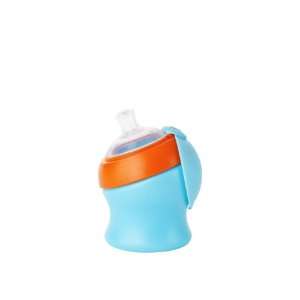  Boon Swig Short Spout Top Sippy Cup, Blue/Orange, 10 Ounce 