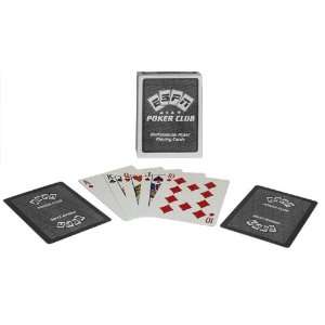   Poker Club Black Deck of Playing Cards  Standard 