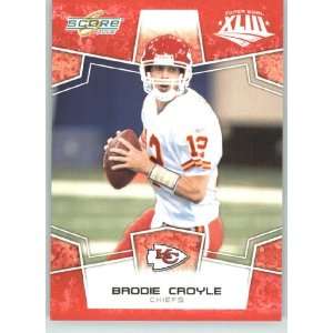 Score Limited Edition Super Bowl XLIII # 150 Brodie Croyle   Kansas 