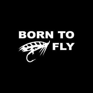  Born To Fly vinyl window decal sticker