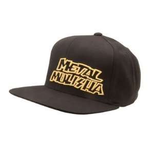    Metal Mulisha Terminal Snapback Hat Black/Yellow Automotive