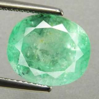 58CTS HUGE EXCELLENT OVAL CUT NATURAL COLOMBIAN EMERALD  