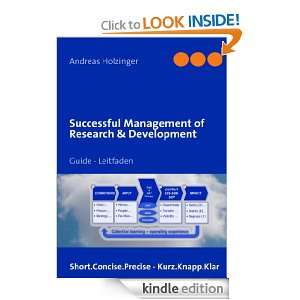 Successful Management of Research & Development Andreas Holzinger 