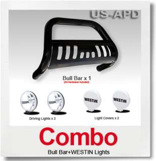 ComboExplorer/Sport Trac Bull Bar Black+Westin Light  