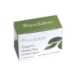 Revolution Organic Green Tea, 30 Count Tea Bags  Grocery 