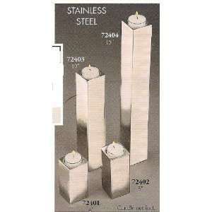 Tea Light Tower Stainless Steel 4 