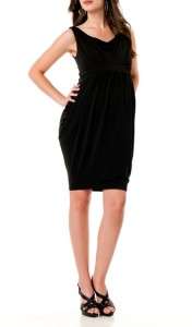   89 A PEA IN THE POD MATERNITY medium BLACK COCKTAIL PARTY DRESS  