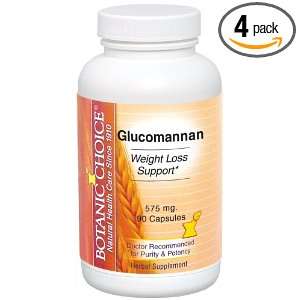  Botanic Choice Glucomannan Bottle (Pack of 4) Health 