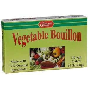 The Organic Gourmet Vegetable Boullion Cubes, 3.1 oz Container, 12 ct 